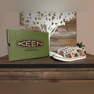 KEEN Men's Eldon Harvest Leather Casual Sneakers Patchwork Size 9 New 1027315 *